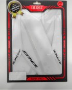 Resim Yan Pad Honda Dıo 110 Beyaz Siyah 