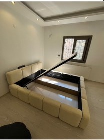 Resim Most Oktagon Bazalı Mdf Karyola 180x200 Bej Bukle Kumaş İşbir Kuştüyü Sünger Evinize Teslim 180 x 200 