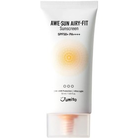 Resim Jumiso - awe⋅sun airy-fit sunscreen spf50+ pa++++ (bambu ve niasinamidli ultra hafif leke karşıtı güneş kremi) 50ml 