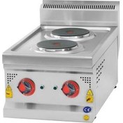 Resim Csa Karacasan 600 Seri Set Üstü Elektrikli İki Gözlü Ocak 