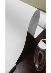 Resim Beyaz Güneşlik Düz Stor Perde Beyaz White 