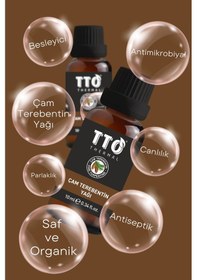 Resim Tto Thermal Çam Terebentin Yağı 10 Ml - Cilt & Eklem Destekleyici Doğal Masaj Yağı 
