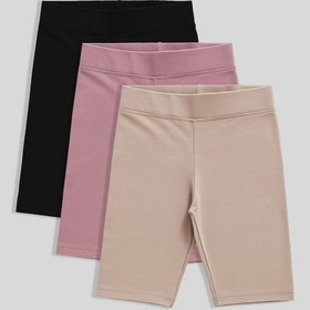 Resim Tommylife Standart Fit Basic 3lü Paket Siyah-gül Kurusu-koyu Bej Kız Çocuk Tayt - 75188 Siyah-gül Kurusu-koyu Bej 