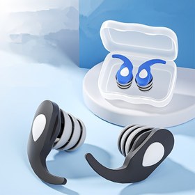 Resim 1 Çift Silikon Kulaklık, Tekrar Kullanılabilir, Rahat ve Dayanıklı, Yüzme, Seyahat ve İş için, Karışık Renk, Bireysel Paket 