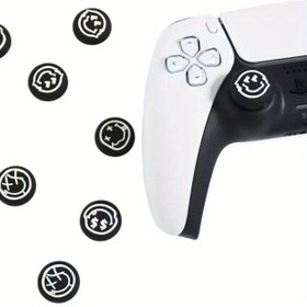 Resim 2 adet Silikon Joystick Parmak Tutucu (PS5, PS4, PS3, Switch Pro, Xbox Kontrollerleri için) - Karikatür Tasarımı, Kaymaz Kapak, Oyun Aksesuarı, Kaymaz Tutuş| Oyunculuk Grafikleri| Joystick Kapak Dekorasyonu, Kontroller için Parmak Tutucuları 