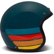 Resim Dmd Jet Retro Petrolhead Açık Motosiklet Kaskı 