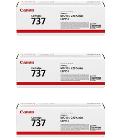 Resim Canon Crg-737 I-sensys Mf-229dw Orjinal Toner 3'lü Avantaj Paket 3*2,600 Sayfa Kapasiteli 