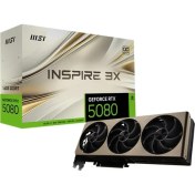Resim Msı Geforce RTX5080 16G Inspıre 3x Oc 16GB Gddr7 256BIT 1xhdmı 3xdp Ekran Kartı 