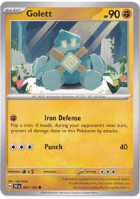 Resim Golett 087/162 - Temporal Forces - Pokemon Kartı Mint 