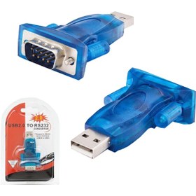 Resim Usb To Rs232 Erkek Çevirici Adaptör Db9 9 Pin Seri Çevirici 