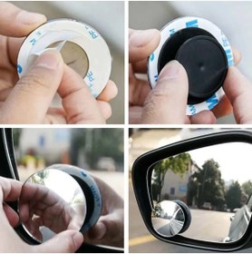 Resim MeyZone Oto Araç Kör Nokta Ayna Prizmatik Ayna Araba Aynası 360° Oynar 