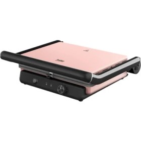 Resim Beko Tm 5046 C Floral Tost Makinesi 2400 W Güçle 6 Dilim Kapasite Pembe Renk 