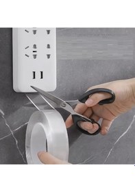 Resim Çift Taraflı Nano Bant 2 Metre Çok Renkli 