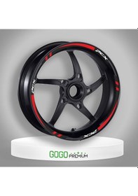 Resim Kırmızı I Reflektör Baskı Honda Pcx Uyumlu 1 Set Jant Şeridi Çok Renkli 