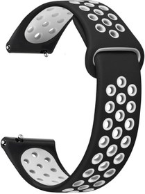 Resim Genel Markalar FikirShop Garmin Venu 2 Plus için Kordon Rainbow Sport Band Siyah Beyaz 1032194 