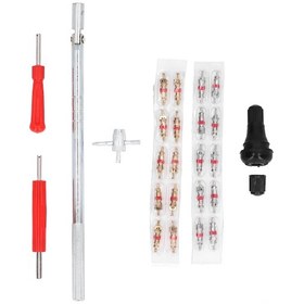 Resim Yifomall Dayanıklı Çelik Lastik Supap Takma Ve Sökme Seti, 54 Parça Araç Tamir Aleti, Kaymaz Tutma Kolu 