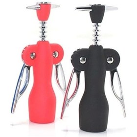 Resim Paslanmaz Çelik Tirbuşon Şarap Açacağı Model 3 Renkli 