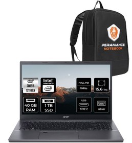 Resim ACER Aspire 5 i5 12450H 40GB RAM 1TB SSD 15.6'' FHD FDOS Taşınabilir Bilgisayar & PER4 ÇANTA 