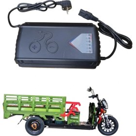 Resim Elektrikli Kasalı Şarj Cihazı Devre Kesicili Göstergeli 72V 80AH 