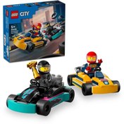 Resim Lego City Go-Kartlar ve Yarış Sürücüleri 60400 