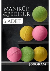 Resim Modacar Manikür Pedikür Topu Manikür Bombası 6 Adet 300 Gram 
