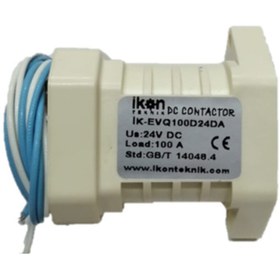 Resim İKON TEKNİK Evq100d24da Dc Kontaktör 100a 12-900vdc, Spst-no, Yardımcı Kontak 