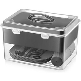 Resim Carpekitchen Organizer Piknik Seti 33 Parça 6 Kişilik Bardak ve Baharat Taşıma Aparatlı 
