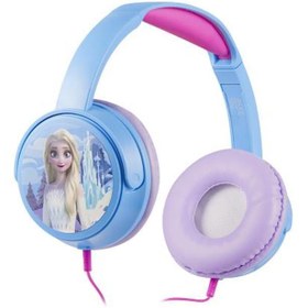Resim Volkano Kablolu Kulaklık Disney Frozen Karlar Ülkesi Anna Elsa Çocuk Kulaklığı Lisanslı DY-6513-FR2 11 ADET 