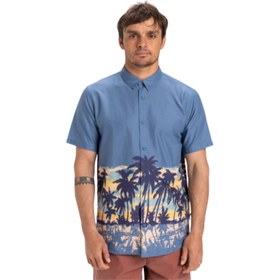 Resim Quiksilver Apero Classic Engineered SS Erkek Mavi Gömlek 