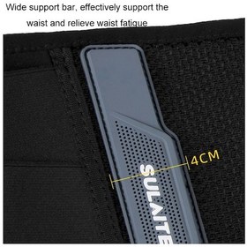 Resim Sulaıte Motosiklet Uzun Mesafe Sürme Düşme Önleyici Bel Koruma Ekipmanları, Boyut: S / M 