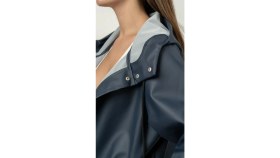 Resim Unisex Yağmurluk - Lacivert 