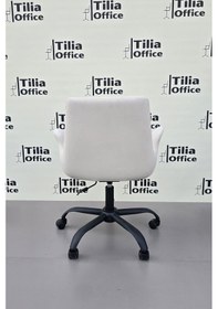 Resim Maki Çalışma Ve Çocuk Koltuğu Siyah Yonca Ayak Beyaz 