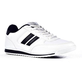 Resim Zenege Erkek Günlük Spor Ayakkabı Sneakersups Siyah Beyaz 