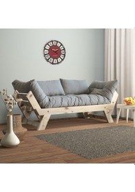 Resim Adalar Masif Natural-gri Renk 2li Kanepe Cpt8107-210 