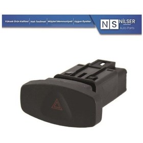 Resim Renault Clio 1 2 3 - Symbol Dörtlü Flaşör Anahtar Düğmesi 