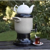 Resim Home ARNELL Granit Gövde Elektrikli Semaver 50 Bardak Çay Makinesi 