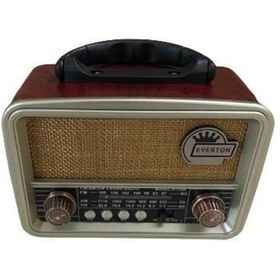 Resim Everton Rt-860 Bluetooth Fm-usb-sd- Şarjlı Nostalji Radyo 