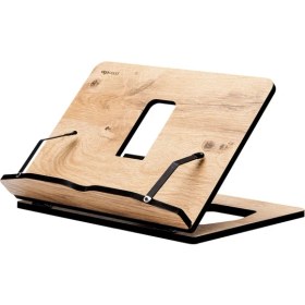 Resim Vigo Wood Ahşap Kitap Okuma ve Tablet Standı 