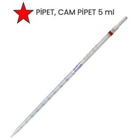 Resim Pipet, 5ml Dereceli Pipet, 5 Ml Pipet Cam Dereceli Pipet 
