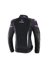 Resim Jk153w Purple 4 Mevsim Kadın Deri Mont 