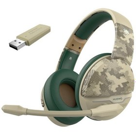 Resim Mufunye Nubwo/langbowang G08 Kablosuz Oyun Kulaklığı Kulaklık E-spor Tavuk Kulaklık Stereo 2.4g Bluetooth Çöl Rengi 2.4g+bluetooth 