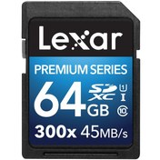 Resim Lexar Premium Series 64Gb Uhs-I 300X Sdxc Class 10 