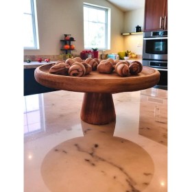 Resim Ayaklı Kek Standı - Meyve Tabağı - Ayaklı Sunumluk - 