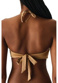 Resim Penti Bej Leas Straplez Bikini Üstü 