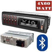 Resim Sunask Sn-2700 Çift Usb Bluetooh Amfi Çıkışlı Araba Teybi 4x50 