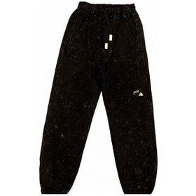 Resim Carinos Erkek Çocuk Batik Desenli Beli Paçası Lastikli Eşofman Alt-14699 Siyah 
