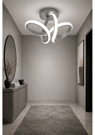 Resim Sion Led Plafonyer Avize Beyaz Işık Gri 