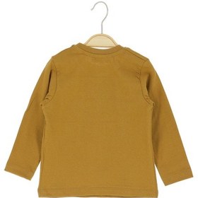 Resim Crassi Erkek Çocuk Sweatshirt Yazılı Kahverengi 