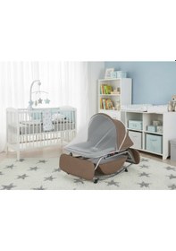 Resim Çift Yönlü Sallanabilir Lüks Ana Kucağı ve Bebek Dinlenme Koltuğu Ergonomik Tasarım 