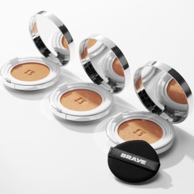 Resim Braye - Effortless Cushion Thin Cover (İnce Dokulu ve Kusursuz Doğal Kapatıcı Elma Suyu İçeren Yarı Mat Bitişli Cushion Fondöten) 12 + 12g - #23 SAND 